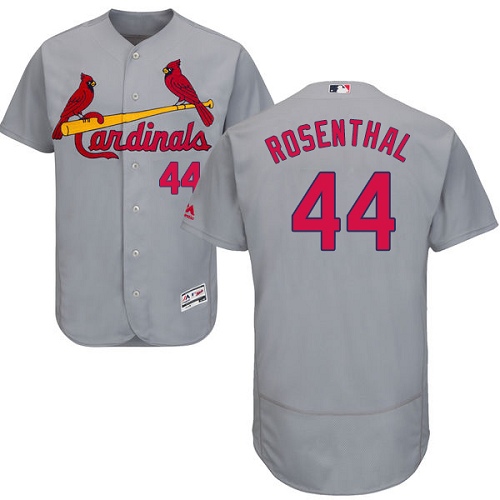 Cardinals #44 Trevor Rosenthal Grey Flexbase Authentic Collection Stitched MLB Jersey